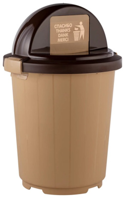 2. Бак круглый с крышкой-клавишей  105л.