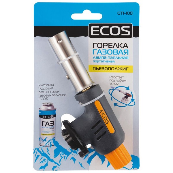 5. Горелка газовая портативная ECOS GTI-100