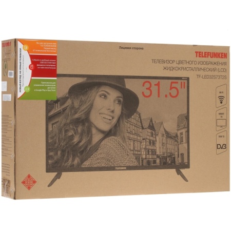 5. Телевизор LED TELEFUNKEN TF-LED32S73T2S черн, SMART, 80см