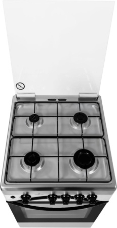 4. Газ.плита GRETA GG 5072 MG38(X)(07) нерж. 4к,ст.крыш