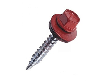 Саморез кровельный 5,5х25 RAL3009