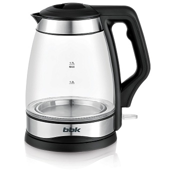 Чайник BBK EK1728G черн, 1,7л 2,2кВт, диск
