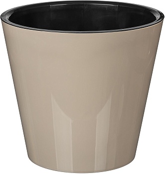 Горшок HOMVER Rosemary D330мм, 16л с дренажной вставкой на колесиках