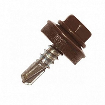 Саморез кровельный 5,5х19 RAL5021 (уп.50 шт)