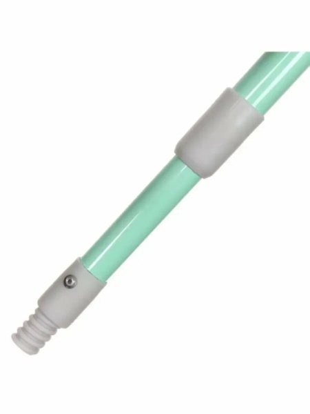 3. Швабра-окномойка губка, 120 см, серая, телескопическая ручка, + резинка, Марья Искусница, HD3017met-